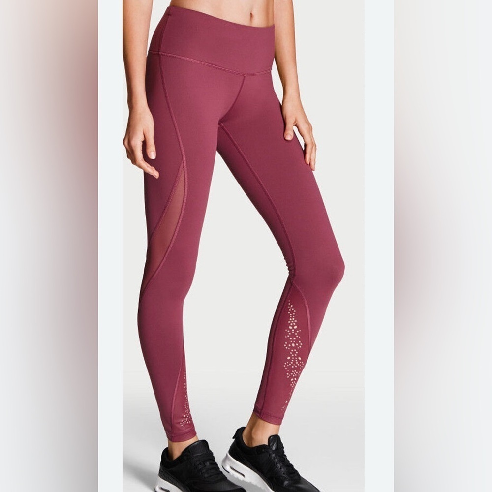 Victorias Secrets knockout laser cut out legging , mesh women size medium